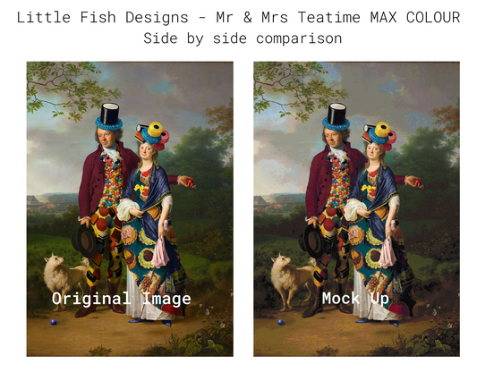 Mr & Mrs Teatime MAX COLOUR