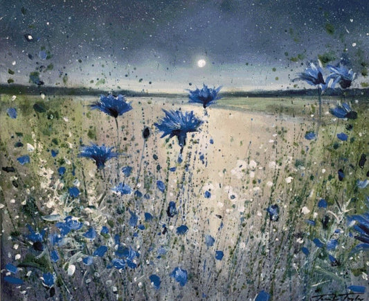 Cornflowers and The Moon no. 1
