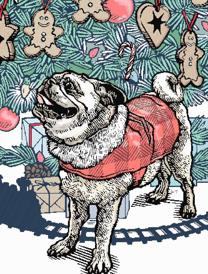 Pug Christmas