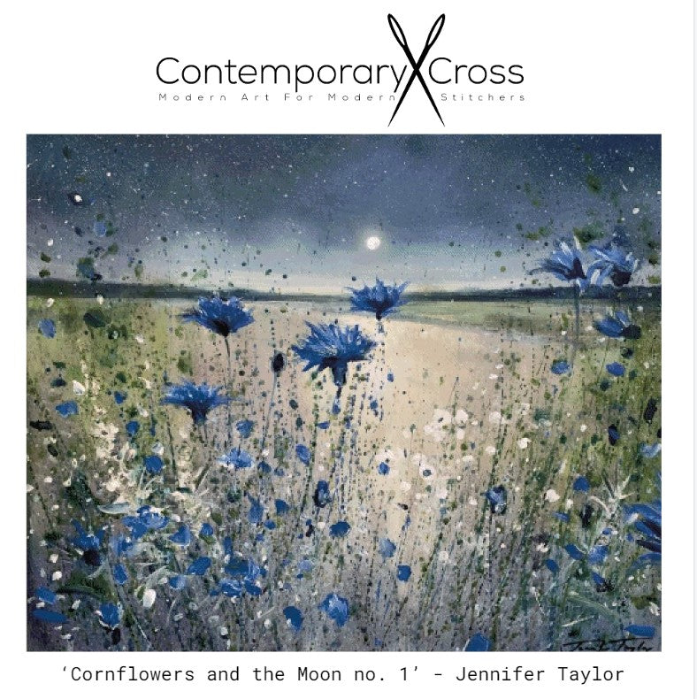 Cornflowers and The Moon no. 1