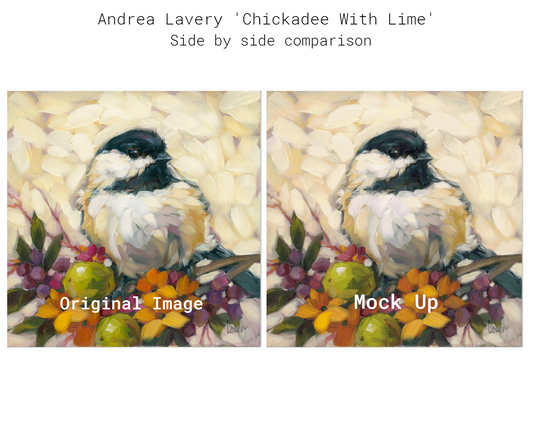 Chickadee With Lime