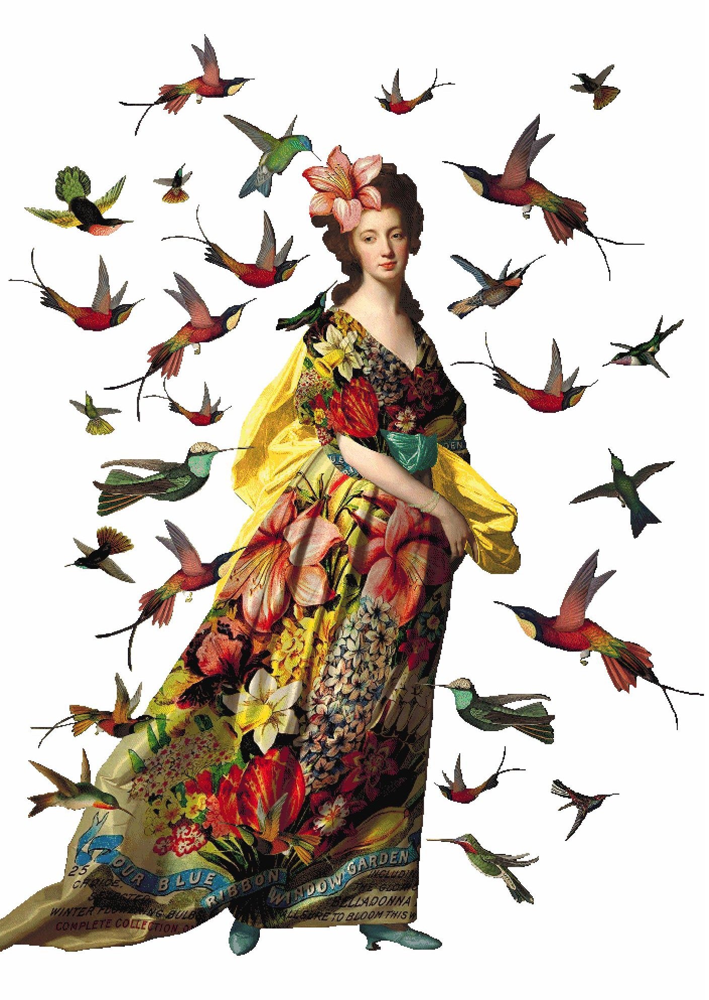 THE COLLAB COLLECTION - A Charm of Hummingbirds MAX Background Removed
