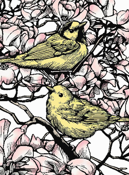 Hooded Warbler in Dogwood