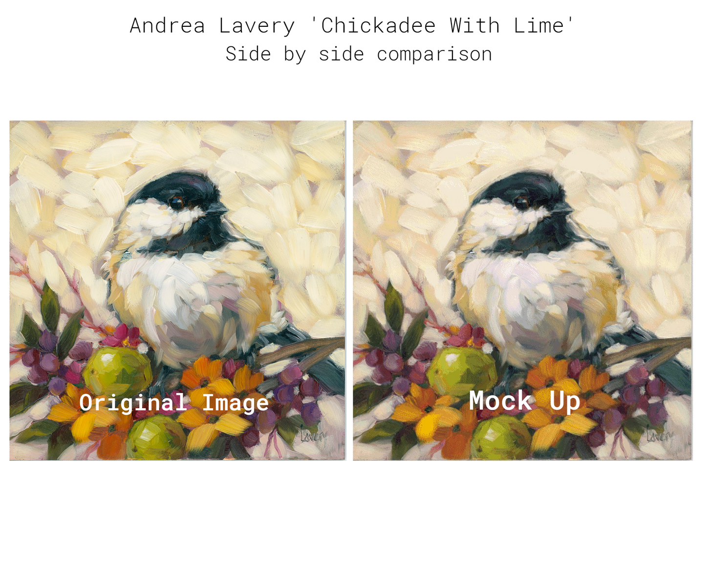 Chickadee With Lime