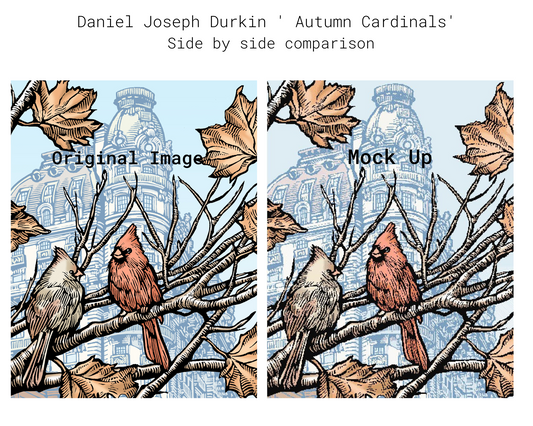 Autumn Cardinals